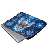 Beautiful Snow Maiden Laptopschutzhülle (Vorne Knopf)