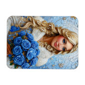 Beautiful Snow Maiden Magnet (Horizontal)