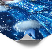 Beautiful Snow Maiden Poster (Ecke)