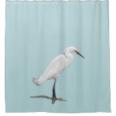 Beautiful Snowy Egret Duschvorhang (Vorderseite)