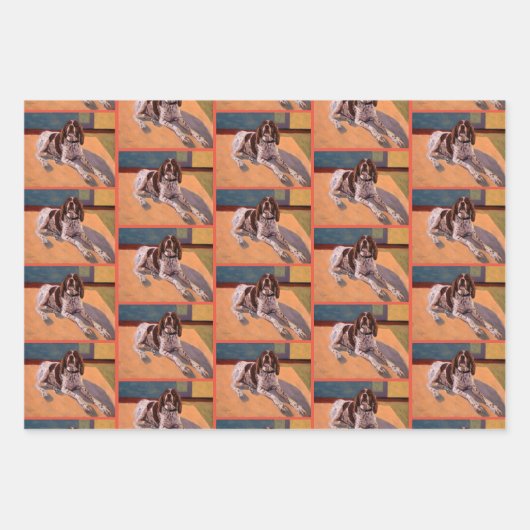 Beautiful Spanel Dog Geschenkpapier Set (Vorderseite)