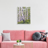 Beautiful Spring Aspen Trees Canvas Print Leinwanddruck (Insitu (Wohnzimmer))