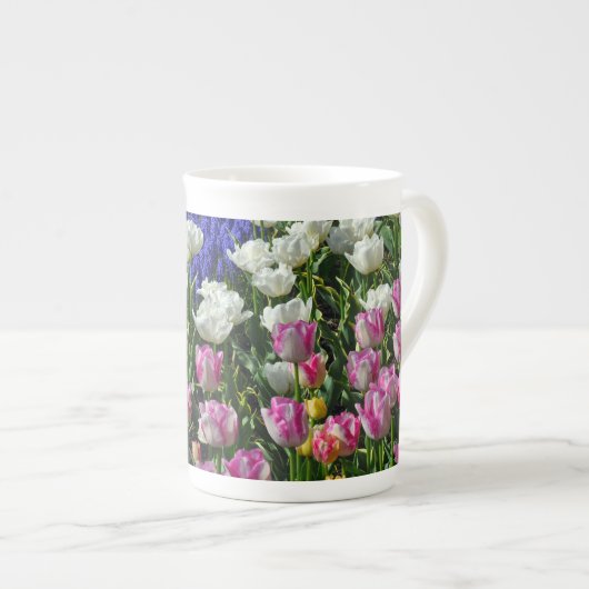 Beautiful spring tulips porzellantasse (Vorderseite Rechts)