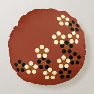 Beautiful Springtime Japanese Cherry Blossom Rundes Kissen