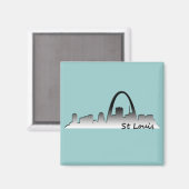 Beautiful St Louis Magnet (Vorderseite/Rückseite)