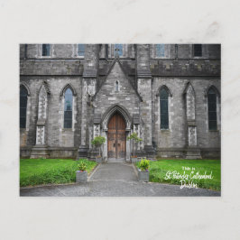 Beautiful St. Patrick's Cathedral Dublin, Irland Postkarte