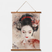Beautiful Stehend Geisha Wandteppich Mit Holzrahmen (Vorderseite 3)