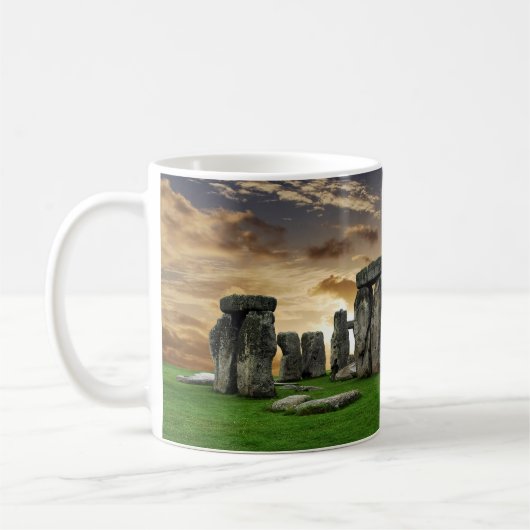 Beautiful Stonehenge Sculpture-Wiltshire, England Kaffeetasse (Links)