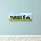 Beautiful Stonehenge Sculpture-Wiltshire, England Leinwanddruck (Insitu (Holzboden))