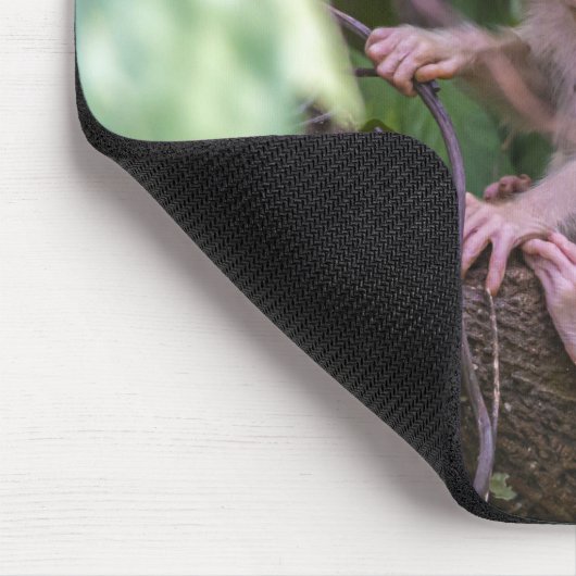 Beautiful Stump Tail Macaque Mousepad (Ecke)