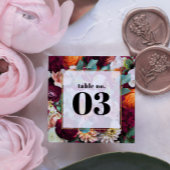 Beautiful Summer Flowers Wedding Table No.