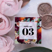 Beautiful Summer Flowers Wedding Table No.