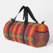 Beautiful Sunny Sun Rays Southwestern Folk Art  Duffle Bag (Rechte Ecke)