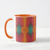 Beautiful Sunny Sun Rays Southwestern Folk Art Tasse (Links)