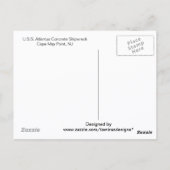 Beautiful Sunset Beach, Cape May, NJ Postkarte (Rückseite)