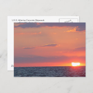 Beautiful Sunset Beach, Cape May, NJ Postkarte