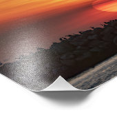 Beautiful Sunset Colors - Marina Del Rey, CA Fotodruck (Ecke)