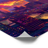 Beautiful Sunset in Nashville TN USA Poster (Ecke)