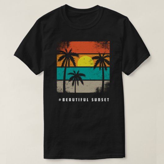 beautiful sunset T-Shirt (Design vorne)