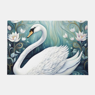 Beautiful Swan Fußmatte