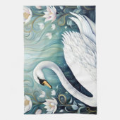 Beautiful Swan Geschirrtuch (Vertikal)