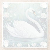 Beautiful Swan Glasuntersetzer (Rückseite)