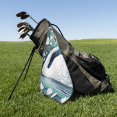 Beautiful Swan Golfhandtuch (Gras)