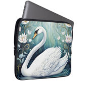 Beautiful Swan Laptopschutzhülle (Vorne Rechts)