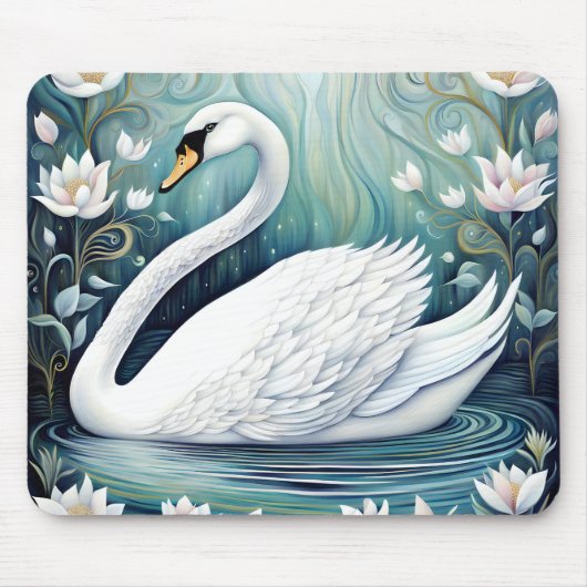 Beautiful Swan Mousepad (Vorne)