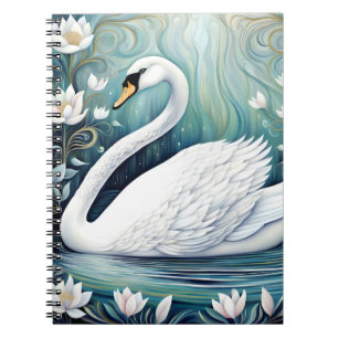 Beautiful Swan Notizblock