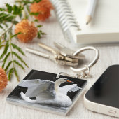 Beautiful Swan Schlüsselanhänger (Vorderseite rechts)