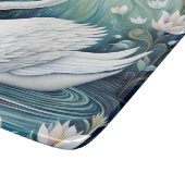 Beautiful Swan Schneidebrett (Ecke)