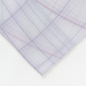 Beautiful Swing Modern Abstract Fractal Art Pink Fleecedecke (Ecke)