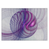 Beautiful Swing Modern Abstract Fractal Art Pink Schneidebrett (Vorderseite)