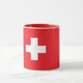 Beautiful Switzerland Flag Mug Tasse (Zentrum)