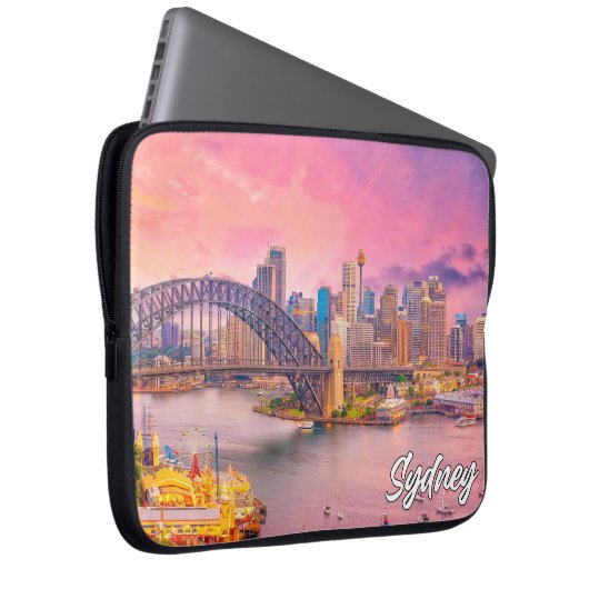 Beautiful Sydney, Australien Laptopschutzhülle (Vorne Rechts)