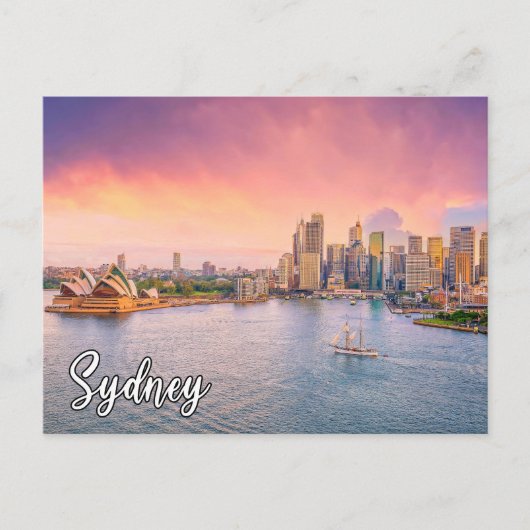 Beautiful Sydney, Australien Postkarte (Vorderseite)