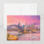 Beautiful Sydney, Australien Postkarte (Vorne/Hinten)