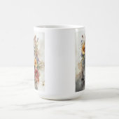 Beautiful Tabby Cat Blume Kaffeetasse (Mittel)