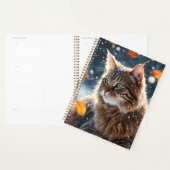 Beautiful Tabby Cat Herbstlaube Planer (Anzeige)