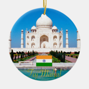 Beautiful Taj-Mahal India Pro Foto Keramik Ornament