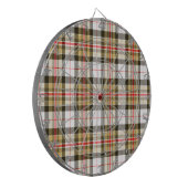 Beautiful Tan Tartan Kariert Dartscheibe (Vorderseite Links)