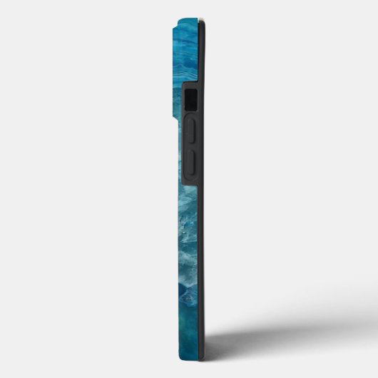 Beautiful Teal Blue Agate Stone OtterBox iPhone Ca Case-Mate iPhone Hülle (Rückseite / Links)