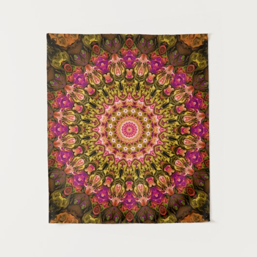 beautiful textile carpet mandala pattern wandteppich (Vorderseite)