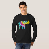 Beautiful Tie Dye Elephant T-Shirt (Vorne ganz)