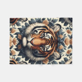 Beautiful Tiger Fleecedecke (Vorderseite (Horizontal))