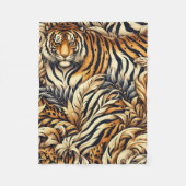 Beautiful Tiger Fleecedecke (Vorderseite)