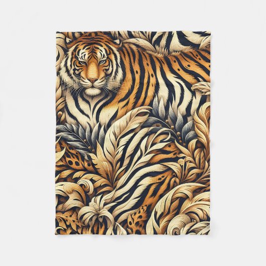 Beautiful Tiger Fleecedecke (Vorderseite)