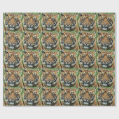Beautiful Tiger Geschenkpapier (Flach)
