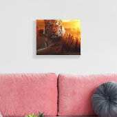 Beautiful Tiger Leinwanddruck (Insitu (Wohnzimmer))